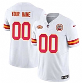 Men's Kansas City Chiefs Active Player Custom White 2023 F.U.S.E. With NKH Patch Vapor Untouchable Limited Football Stitched Jersey,baseball caps,new era cap wholesale,wholesale hats